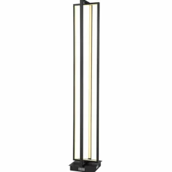 Luminaires Globo Lighting Éclairage Led|Lampadaire Globo FLIPS LED Noir, 1 lumière, Télécommandes