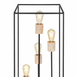Luminaires Globo Lighting Lampadaires Et Lampes Sur Pied|Lampadaire Globo HAGAR Noir, 5 lumières