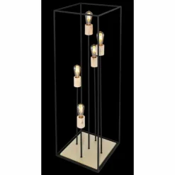 Luminaires Globo Lighting Lampadaires Et Lampes Sur Pied|Lampadaire Globo HAGAR Noir, 5 lumières