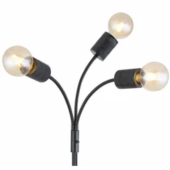 Luminaires Globo Lighting Lampadaires Et Lampes Sur Pied|Lampadaire Globo HERMINE Noir, 3 lumières