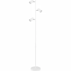 Luminaires Globo Lighting Lampadaires Et Lampes Sur Pied|Lampadaire Globo ROBBY Blanc, 3 lumières
