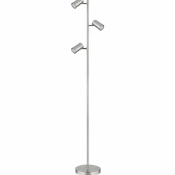 Luminaires Globo Lighting Lampadaires Et Lampes Sur Pied|Lampadaire Globo ROBBY Nickel mat, 3 lumières