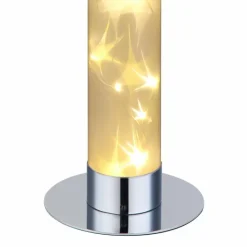 Luminaires Globo Lighting Éclairage Led|Lampadaire Globo ROCKY LED Chrome, 1 lumière