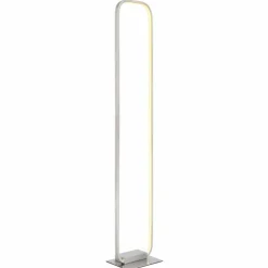 Luminaires Globo Lighting Éclairage Led|Lampadaire Globo SILLA LED Nickel mat, 1 lumière