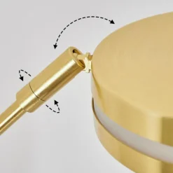 hofstein Lampadaires Et Lampes Sur Pied|Lampadaire Huallilemu LED Laiton, 1 lumière