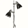 Luminaires Ideallux Lampadaires Et Lampes Sur Pied|Lampadaire Ideal Lux ELVIS Noir, 2 lumières