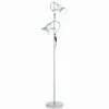 Luminaires Ideallux Lampadaires Et Lampes Sur Pied|Lampadaire Ideal Lux POLLY Argenté, 2 lumières