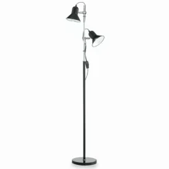 Luminaires Ideallux Lampadaires Et Lampes Sur Pied|Lampadaire Ideal Lux POLLY Noir, 2 lumières