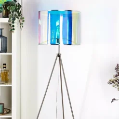 hofstein Lampadaires Et Lampes Sur Pied|Lampadaire Kaunas Nickel mat, 1 lumière