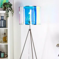 hofstein Lampadaires Et Lampes Sur Pied|Lampadaire Kaunas Nickel mat, 1 lumière