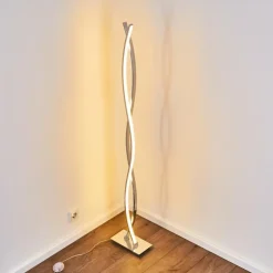 hofstein Éclairage Led|Lampadaire Kudus LED Chrome, 4 lumières