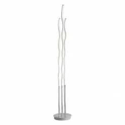 Luminaires Leuchten Direkt Éclairage Led|Lampadaire Leuchten Direkt WAVE LED Acier inoxydable, 3 lumières, Télécommandes
