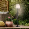 Lampadaire Leuchten Direkt HOLLY LED Noir, 1 lumière, Changeur de couleurs