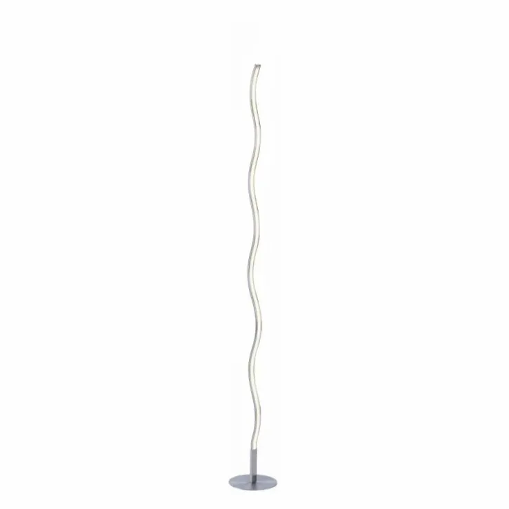 Luminaires Leuchten Direkt Éclairage Led|Lampadaire Leuchten-Direkt WAVE LED Acier inoxydable, 1 lumière