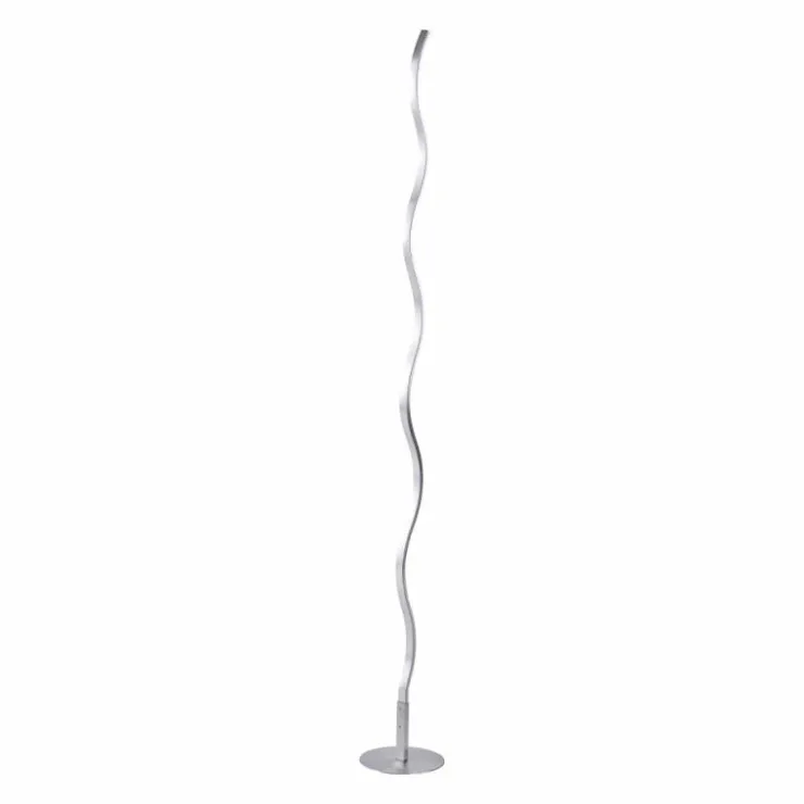 Luminaires Leuchten Direkt Éclairage Led|Lampadaire Leuchten-Direkt WAVE LED Acier inoxydable, 1 lumière