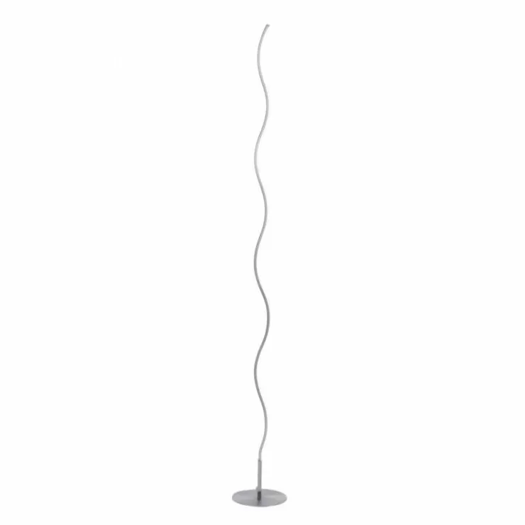 Luminaires Leuchten Direkt Éclairage Led|Lampadaire Leuchten-Direkt WAVE LED Acier inoxydable, 1 lumière