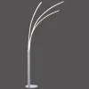 Luminaires Leuchten Direkt Éclairage Led|Lampadaire Leuchten-Direkt MAJA LED Chrome, 3 lumières