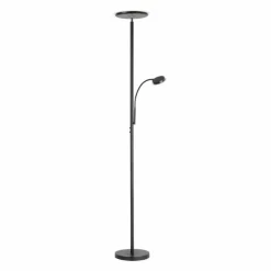Luminaires Leuchten Direkt Éclairage Led|Lampadaire Leuchten-Direkt HANS LED Noir, 2 lumières