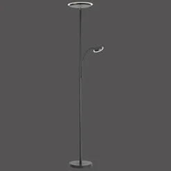 Luminaires Leuchten Direkt Éclairage Led|Lampadaire Leuchten-Direkt HANS LED Noir, 2 lumières