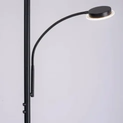 Luminaires Leuchten Direkt Éclairage Led|Lampadaire Leuchten-Direkt HANS LED Noir, 2 lumières