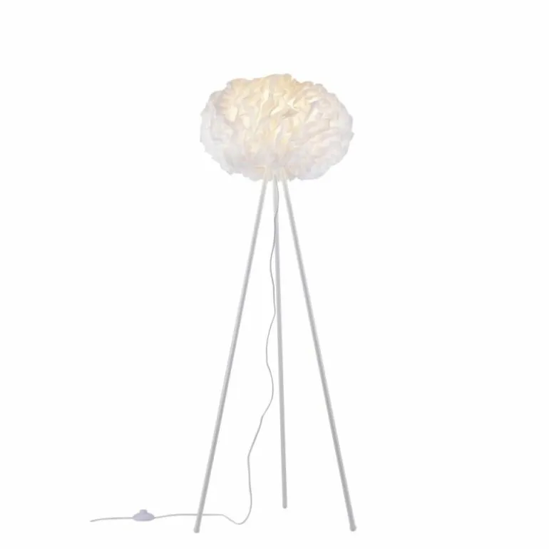 Lampadaire Leuchten-Direkt LOLASMART-NAOMI LED Blanc, 1 lumière, Télécommandes