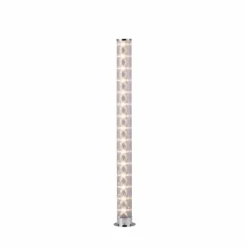 Luminaires Leuchten Direkt Éclairage Led|Lampadaire Leuchten-Direkt BINGO LED Chrome, 1 lumière, Télécommandes, Changeur de couleurs