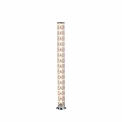 Luminaires Leuchten Direkt Éclairage Led|Lampadaire Leuchten-Direkt BINGO LED Chrome, 1 lumière, Télécommandes, Changeur de couleurs