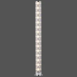 Luminaires Leuchten Direkt Éclairage Led|Lampadaire Leuchten-Direkt BINGO LED Chrome, 1 lumière, Télécommandes, Changeur de couleurs