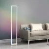 Luminaires Leuchten Direkt Éclairage Led|Lampadaire Leuchten-Direkt FELIX60 LED Acier brossé, 2 lumières, Télécommandes, Changeur de couleurs