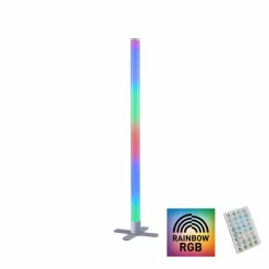 Luminaires Leuchten Direkt Éclairage Led|Lampadaire Leuchten-Direkt RINGO LED Argenté, 1 lumière, Télécommandes, Changeur de couleurs