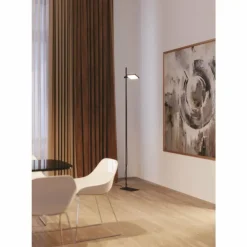 Luce Design Lampadaires Et Lampes Sur Pied|Lampadaire Book LED Noir, 1 lumière