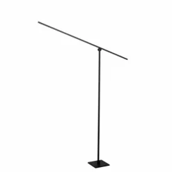 Luminaires Lucide Lampadaires Et Lampes Sur Pied|Lampadaire Lucide AGENA LED Noir, 1 lumière
