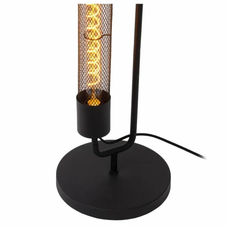 Luminaires Lucide Lampadaires Et Lampes Sur Pied|Lampadaire Lucide CALIXT Noir, 2 lumières
