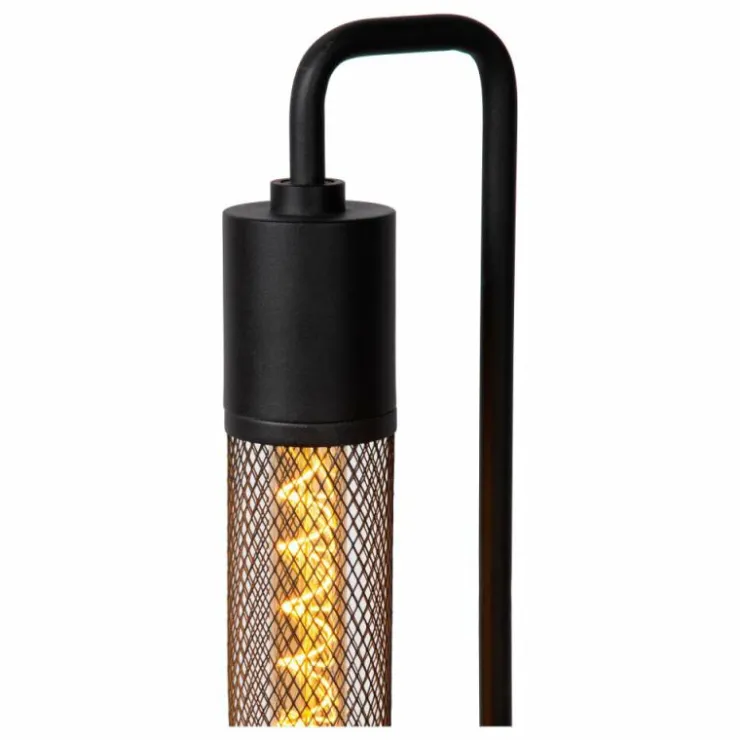 Luminaires Lucide Lampadaires Et Lampes Sur Pied|Lampadaire Lucide CALIXT Noir, 2 lumières
