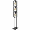 Luminaires Lucide Lampadaires Et Lampes Sur Pied|Lampadaire Lucide LUUK Noir, 3 lumières