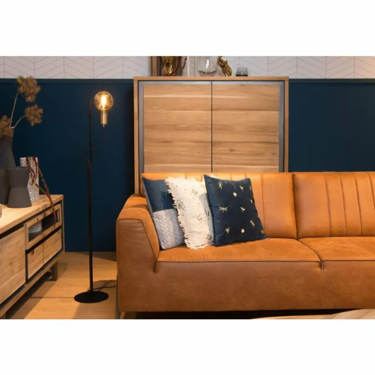 Luminaires Lucide Lampadaires Et Lampes Sur Pied|Lampadaire Lucide MALCOLM Noir, 1 lumière