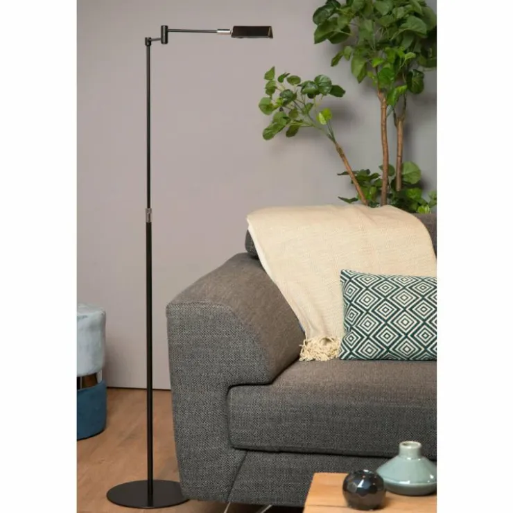 Luminaires Lucide Lampadaires Et Lampes Sur Pied|Lampadaire Lucide NUVOLA LED Noir, 1 lumière