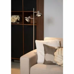 Luminaires Lucide Lampadaires Et Lampes Sur Pied|Lampadaire Lucide SENSAS Beige, 2 lumières