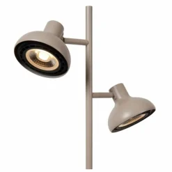 Luminaires Lucide Lampadaires Et Lampes Sur Pied|Lampadaire Lucide SENSAS Beige, 2 lumières