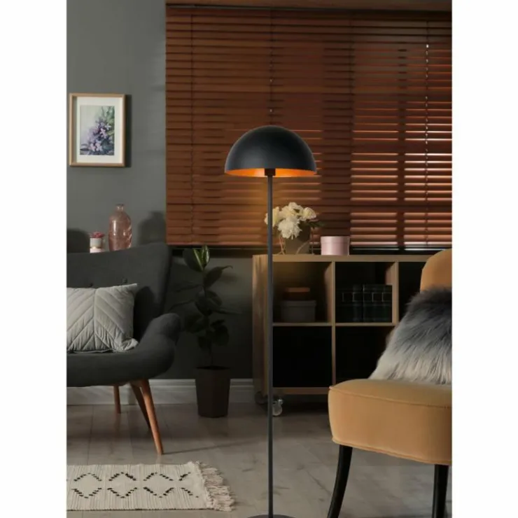 Luminaires Lucide Lampadaires Et Lampes Sur Pied|Lampadaire Lucide SIEMON Noir, 1 lumière