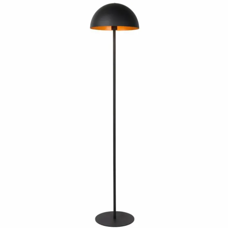 Luminaires Lucide Lampadaires Et Lampes Sur Pied|Lampadaire Lucide SIEMON Noir, 1 lumière