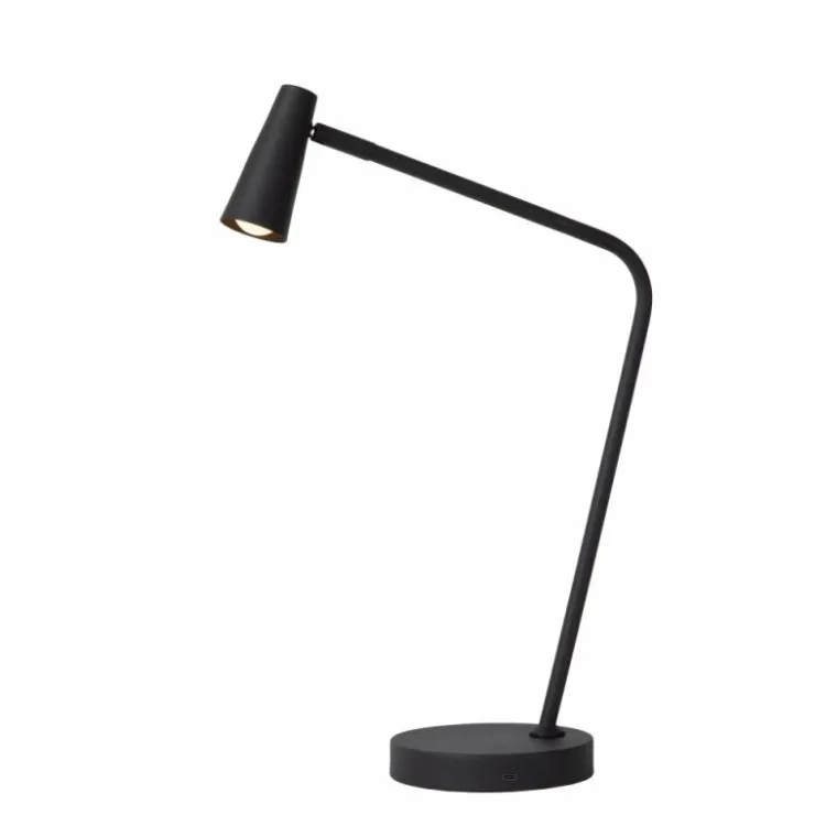 Luminaires Lucide Lampadaires Et Lampes Sur Pied|Lampadaire Lucide STIRLING LED Noir, 1 lumière