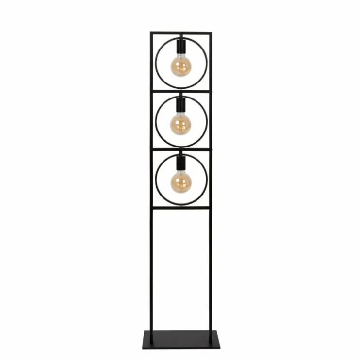 Luminaires Lucide Lampadaires Et Lampes Sur Pied|Lampadaire Lucide SUUS Noir, 3 lumières