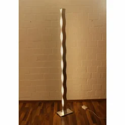 Luminaires Lutec Lampadaires Et Lampes Sur Pied|Lampadaire Lutec WAVE Nickel mat, 3 lumières