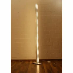 Luminaires Lutec Lampadaires Et Lampes Sur Pied|Lampadaire Lutec WAVE Nickel mat, 3 lumières