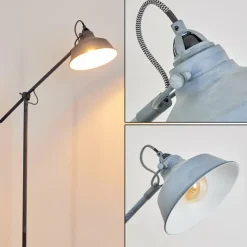 hofstein Lampadaires Et Lampes Sur Pied|Lampadaire Luven Gris, 1 lumière