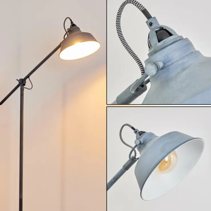 hofstein Lampadaires Et Lampes Sur Pied|Lampadaire Luven Gris, 1 lumière