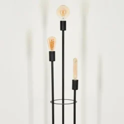 Lampe Lampadaires Et Lampes Sur Pied|Lampadaire Maiford Noir, 3 lumières