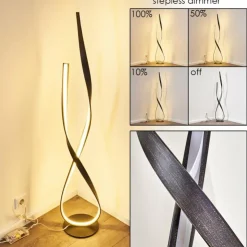 hofstein Éclairage Led|Lampadaire Medle LED Rouille, 1 lumière