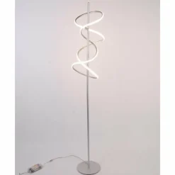 Luminaires Nino Lampadaires Et Lampes Sur Pied|Lampadaire Nino-Leuchten VOLUTA LED Argenté, 1 lumière